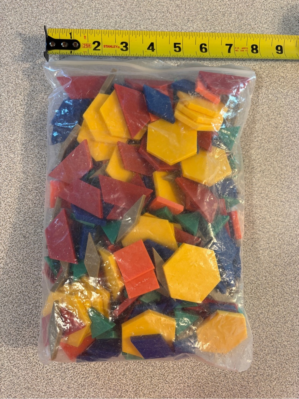 Learning Resources Kids Pattern Block Set - Multi-Color - Picture 3 of 4